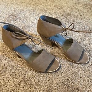 Adorable lace up heel from Eileen Fisher